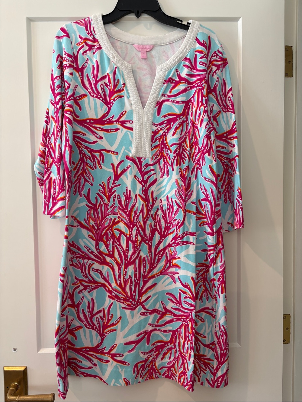 Lilly Pulitzer Pink Coral-Print dress - Picture 2 of 3